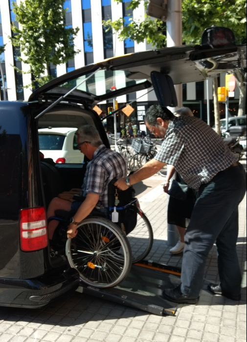 wheelchair accessible transfer barcelona airport