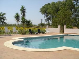 family cottage with pool